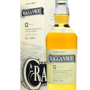 CRAGGANMORE SPEYSIDE SINGLE MALT SCOTCH WHISKY 12 YEARS