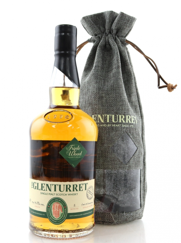 GLENTURRET TRIPLE WOOD EDITION SINGLE MALT SCOTCH WHISKY