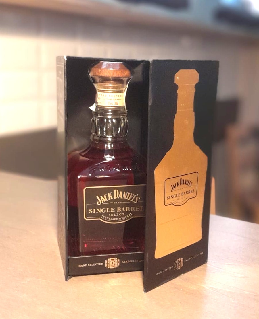 JACK DANIEL'S SINGLE BARREL SELECT TENNESSEE WHISKEY COFANETTO GOLD