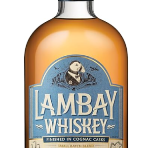 LAMBAY WHISKEY SMALL BATCH BLEND IRISH WHISKEY COGNAC CASK FINISH