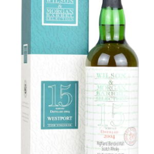 WILSON E MORGAN BARREL SELECTION 15 DISTILLED 2004 WESTPORT HIGHLAND BLENDED MALT SCOTCH WHISKY