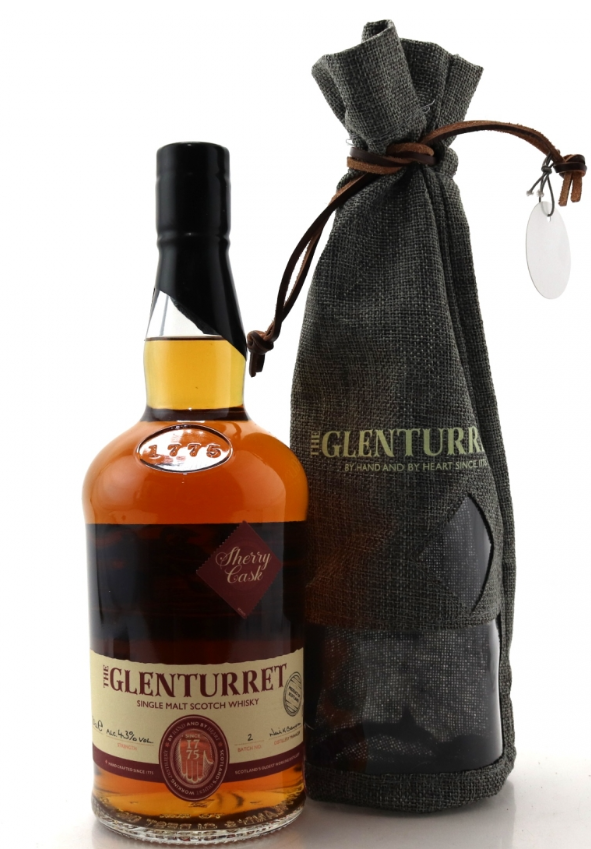 GLENTURRET CASK SHERRY EDITION SINGLE MALT SCOTCH WHISKY