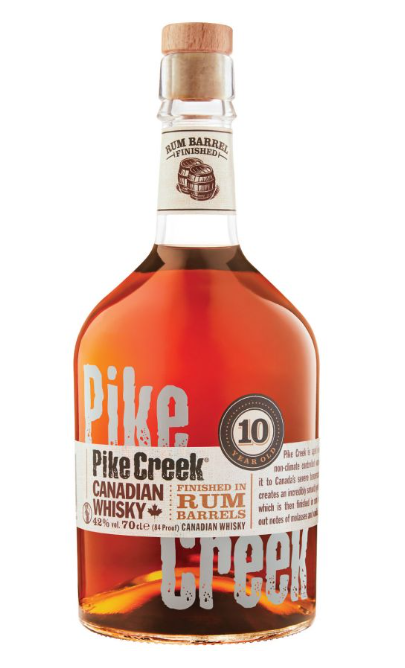 PIKE CREEK CANADIAN WHISKY 10 Y FINISHED IN RUM BARRELS