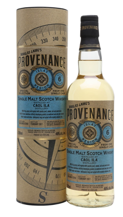 SCOTCH WHISKY CAOL ILA 6 Y.O. DOUGLAS LAING’S PROVENANCE