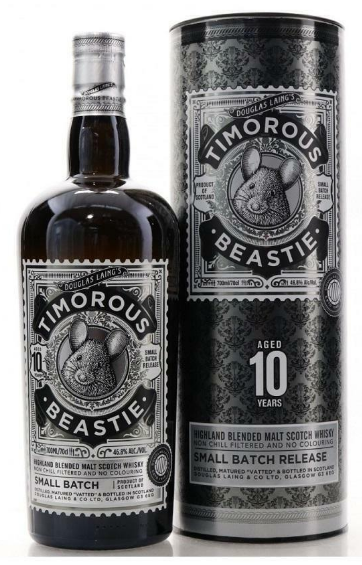 TIMOROUS BEASTIE DOUGLAS LAING’S 10 ANNI BLENDED MALT SCOTCH WHISKY