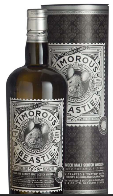 TIMOROUS BEASTIE HIGHLAND BLENDED MALT SCOTCH WHISKY